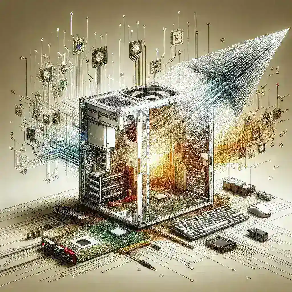 "Open Firmware interface showcasing transparent firmware code on a computer screen, highlighting the benefits of open-source technology for enhancing PC transparency."