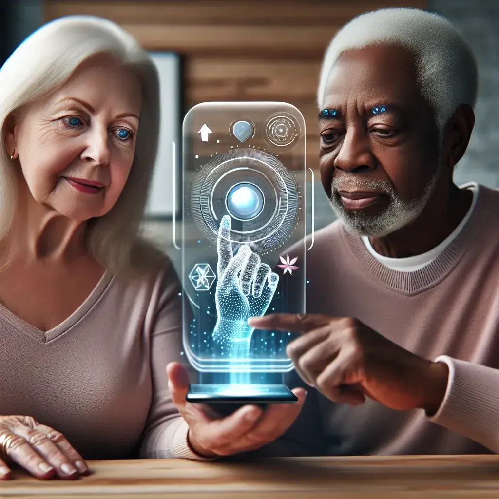 "Meta Messenger showcasing AI-powered accessibility features designed for U.S. seniors, highlighting user-friendly interface and inclusive technology improvements."